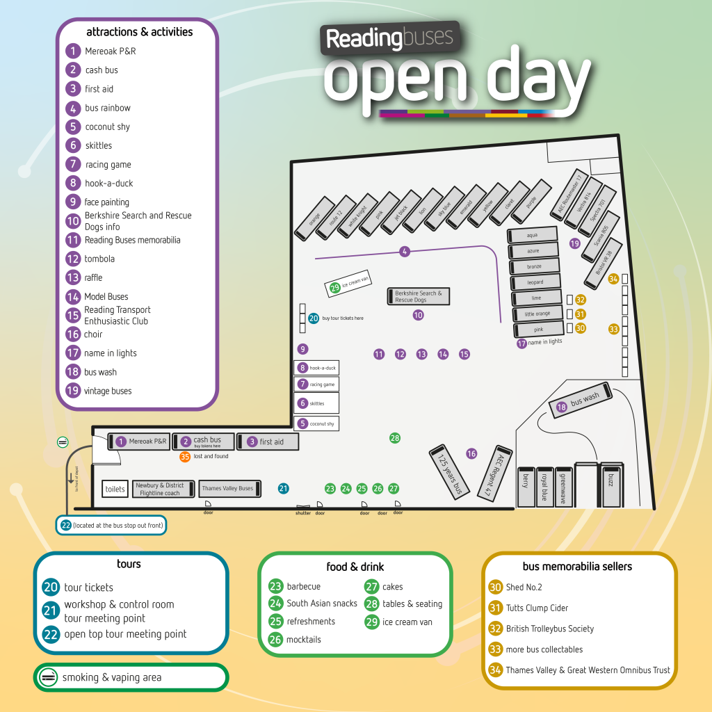 Open Day 2026 map